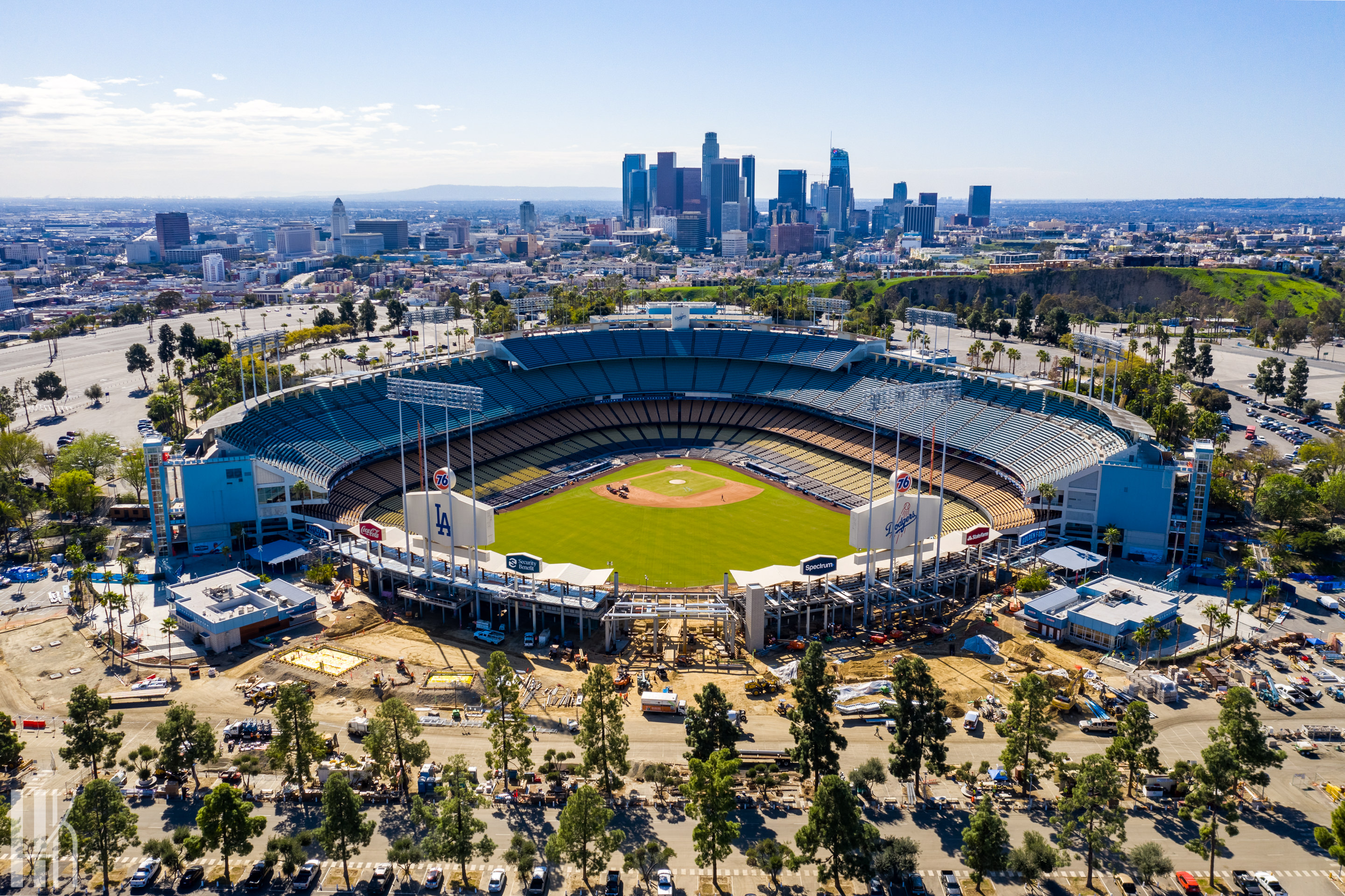 Dodger Stadium, Los Angeles, California.