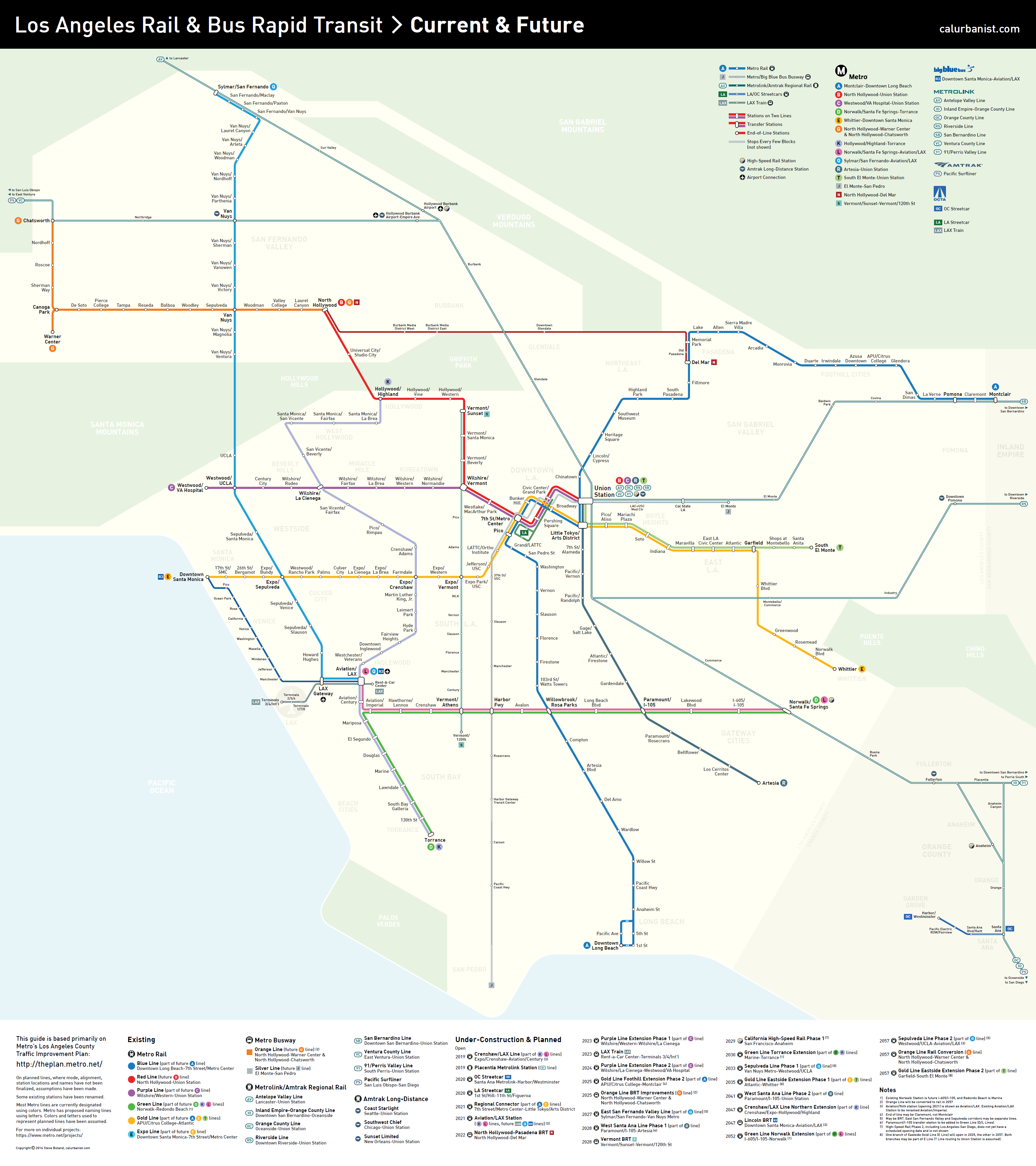 Mapping The Future Of L A Transit Urbanize La